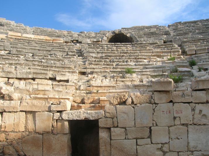 Ruinas en la playa de Patara