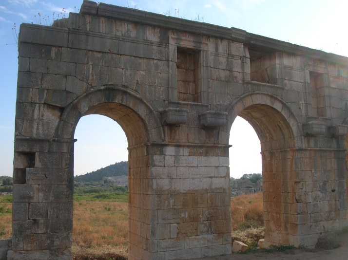 Ruinas en la playa de Patara