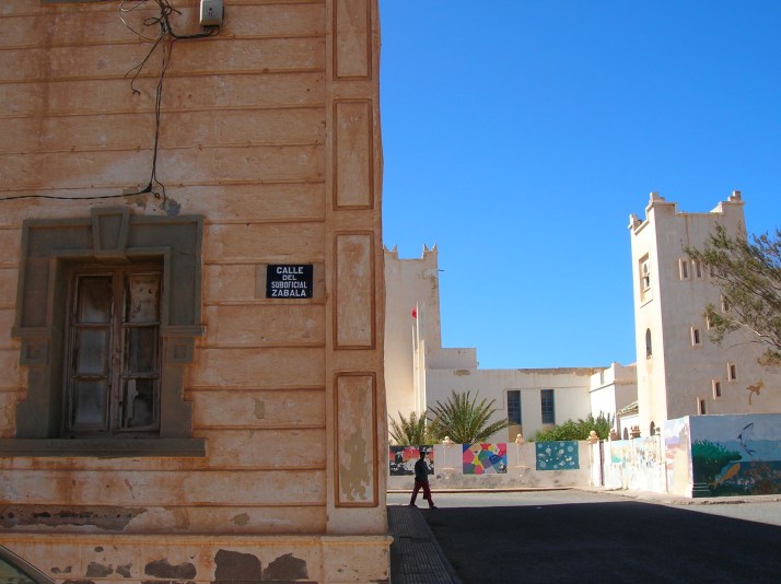 Una calle en Sidi Ifni