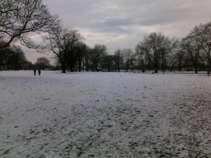 Clapham Common nevado
