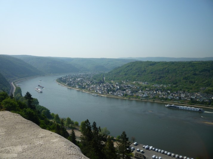 El Rin desde los torreones de Marksburg