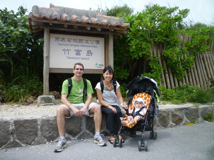 En la isla de Taketomi, Okinawa