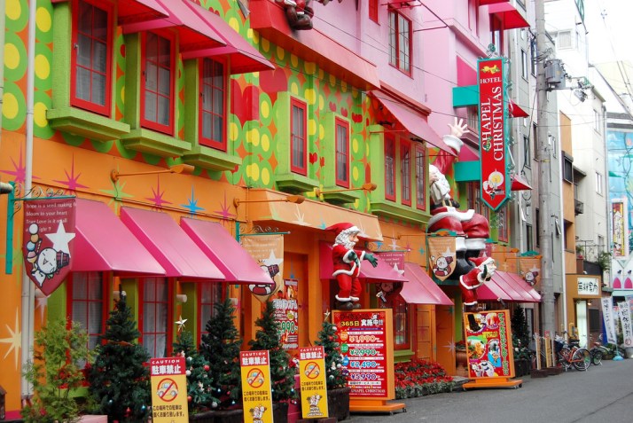 El famoso Chapel Christmas en Osaka. Foto de jpellgen
