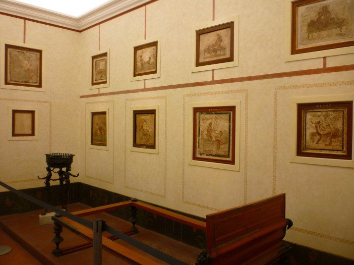 Una de las habitaciones del Gabinetto Segreto