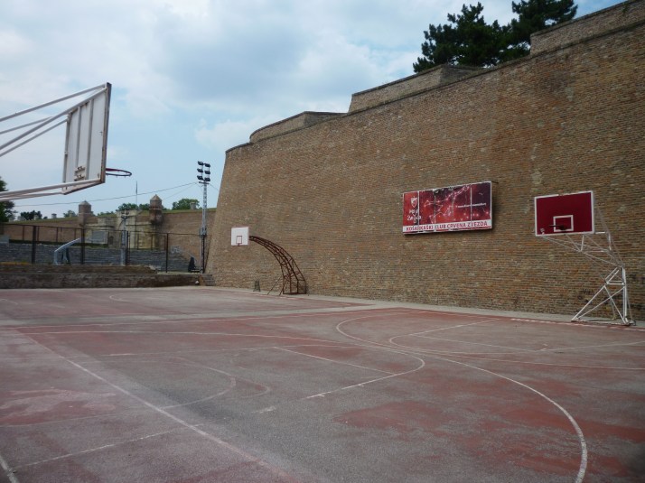 La cancha del Estrella Roja (Crvena Zvezva)