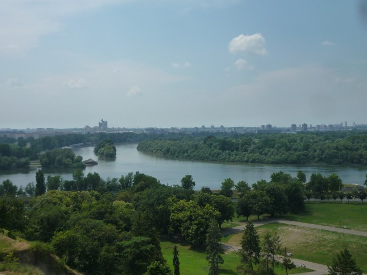 La confluencia del Sava y el Danubio