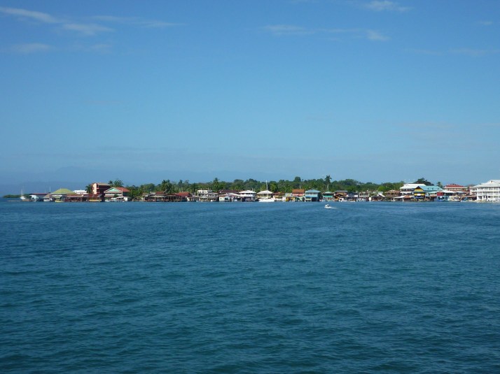 El skyline de Bocas desde Carenero