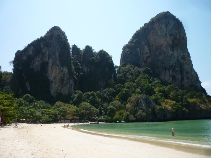 Hat Rai Leh West y el Thaiwand Wall