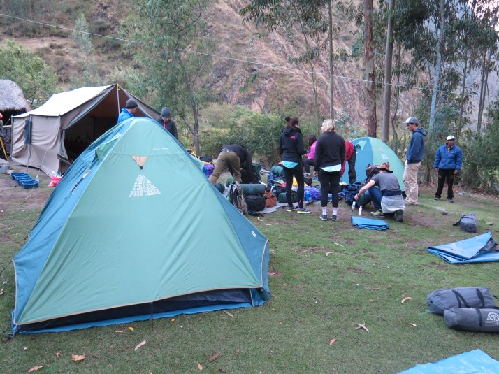 Campamento en Wayllabamba