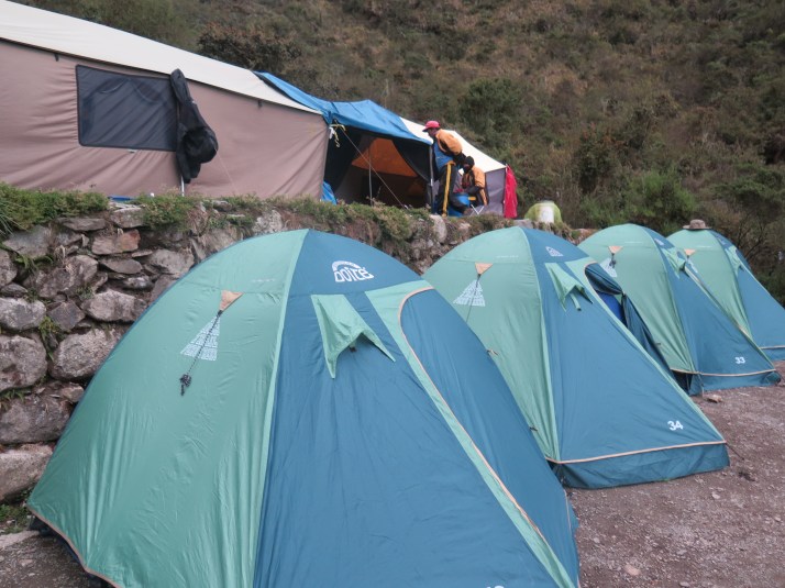 El campamento en Pacamayo